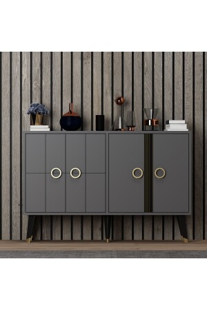 Eagle-Konsole, TV-Ständer, TV-Einheit, Kaffeeecke, Badezimmerschrank, Mehrzweckschrank Eagle-Konsole - MERT SERT MOBİLYA