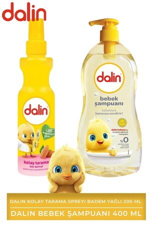 Easy Comb Spray mit Mandelöl 200 ml + Dalin Baby Shampoo 400 ml - Dalin