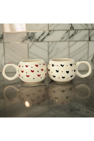 Ece 2 Adet Kalpli Kupa - İlbay Çini Takı