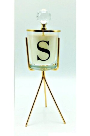 Echte Kerze mit S-Buchstabenständer - Aşir