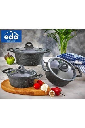 Eda Döküm 6 Parça Granit Tencere Takımı - Esta