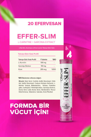 EFFER SLIM - 20 adet Efervesan Tablet LİFE 02 - 3