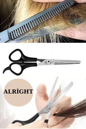 Efile (Effilierschere) Mittelschere mit Schwanz - Professioneller Schnitt 16-5 cm (Effilierschere) - Alright