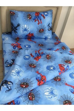 Einzelbett-Set für Kinder, Spiderman, Blau, Spiderman Nev. Tk. - DENİZLİ ÇEYİZ