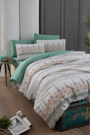 Einzelbettbezug-Set mit Spannbettlaken ESTİLLA - Mystory Home