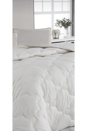 Einzelne Steppdecke aus Scoch-Wolle. 1-teiliges Kissen aus Scoch-Wolle mit schräger Wolle - Osmanlı Home Concept