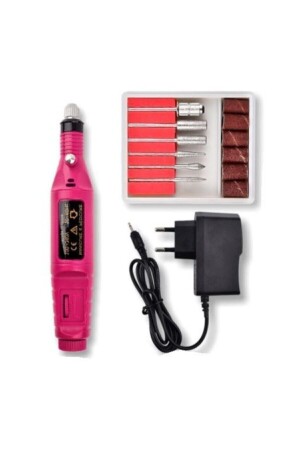 Elektrisches 12-V-Nagelfeilen-Set für Maniküre, Pediküre, Prothese, Nagel, Fuß, Kallus und Nagelpilz - Vontar