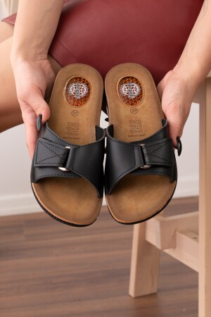 Elispoly Damen-Hausschuhe, Fersensporn, Gel-Absatz-Hausschuhe, Straßen-Strand-Balkon-Badezimmer-Hausschuhe ELIS - Slipcat