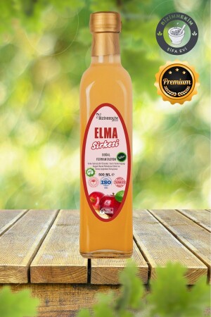 Elma Sirkesi %100 Doğal Fermantasyon Apple Cider Vinegar 500 Ml hkm199 - Bizimhekim