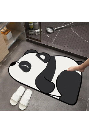 Else Panda Su Emici Duş Önü Banyo Paspası Klozet Tek Parça Hayvanlı Banyo Halısı TYCPWTU6ZN169261435822259 - 3