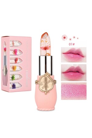 Emaymei Nemlendirici Etkili Transparan Gloss Çiçekli Ruj Uzun Süre Kalıcı-dudak Parlatıcı Ruj No:1 - Lesvip's