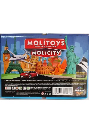 Emlak Ticaret Oyunu Molipoly Molicity Monopoly Monopoli Metropol Mega City Aile Oyunu molipoly01 - 3
