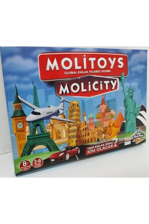 Emlak Ticaret Oyunu Molipoly Molicity Monopoly Monopoli Metropol Mega City Aile Oyunu molipoly01 - 4