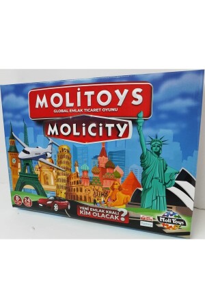 Emlak Ticaret Oyunu Molipoly Molicity Monopoly Monopoli Metropol Mega City Aile Oyunu molipoly01 - 5