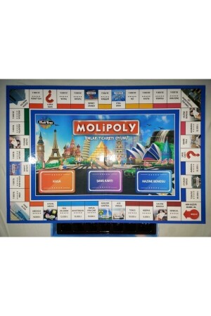 Emlak Ticaret Oyunu Molipoly Molicity Monopoly Monopoli Metropol Mega City Aile Oyunu molipoly01 - 8