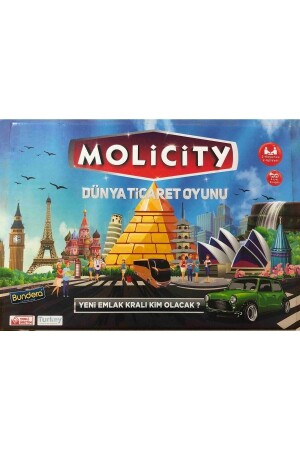 Emlak Ticaret Oyunu Molipoly Molicity Monopoly Monopoli Metropol Mega City Aile Oyunu Yeni Model - Bundera