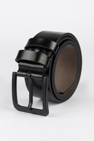 Erkek 4,5 Cm Spor Siyah Kemer KM210003-158 - Tudors