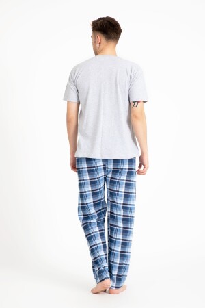 Erkek Baskılı Pijama Takımı Kısa Kollu 2170-k 2170-K - 5