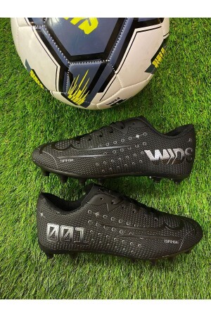 ERKEK ÇOCUK KRAMPON HALI SAHA FUTBOLAYAKKABISI SİYAH - Yusufshoes