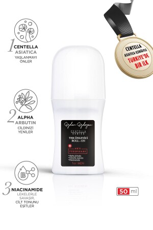 Erkek Ter Önleyici Beyazlatıcı Etkili Roll-on Antiperspirant 50ml - Özden Özdoğan