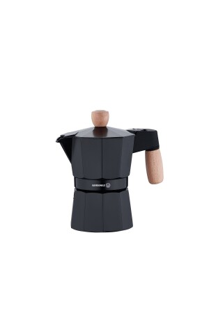Etna 3 Fincan Siyah Moka Pot 150 Ml 9080504A5572 - KORKMAZ