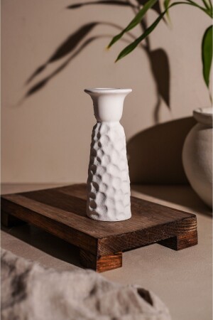 ETNİK DESENLE BETON ŞAMDAN MUMLUK - Lalezen Home