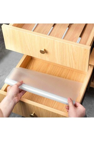 Eva Şeffaf Kaydırmaz Raf Dolap Ve Çekmece Örtüsü 45 Cm X 10 M - Sermat