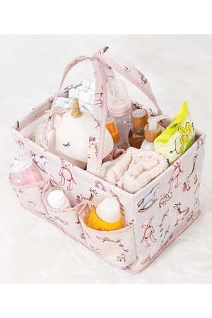 Fantastic Baby's Mother Baby Care Bag (FARBE ROSA MIT GRIFFEN) - Özlem Toys