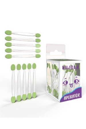 Far Fırçası 10 Adet Yeşil - Mujgan