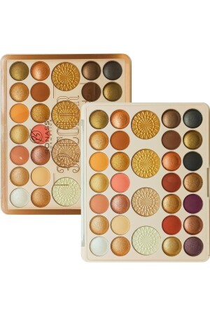 Farbe 32 Lidschatten, 4-teilige große, leuchtende Make-up-Palette - Rs Ronassi Cosmetics
