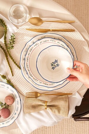 Farina Porzellan 24-teiliges Tafelservice für 6 Personen 600. 15. 01. 2919 - Emsan