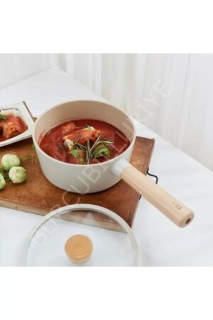 Fika Aluguss Saucentopf 18 Cm Mit Glasdeckel – 1,6 L, Induktionsgeeignet, Antihaftbeschichtet, Schnelles & Gleichmäßiges Kochen