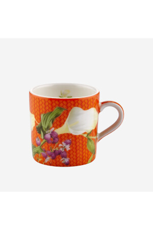 Fiore Turuncu Porselen Kahve Fincanı 120 ml CAPFR1ECOR1 - 4