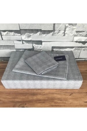 Fırça Desenli Tek Kişilik Nevresim Takımı CBLUD - Çeyiz Bahçesi