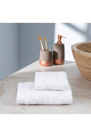 Floss Yüz Havlusu 50x90 Cm Beyaz CK191BAN064 - Chakra