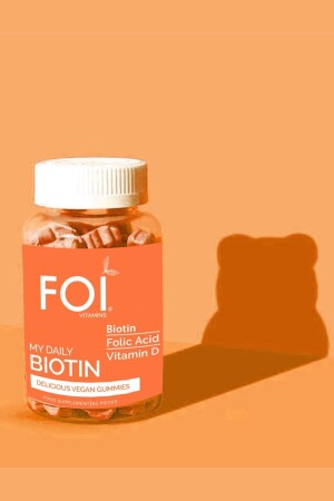Foi Biotin Vegan Vitamin 60 Kapsül 2 Aylık Kullanım FOI.VV.60 - 1