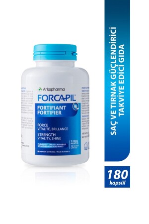 Forcapil® Fortifier – Nahrungsergänzungsmittel zur Stärkung von Haar und Nägeln – 180 Kapseln - Arkopharma