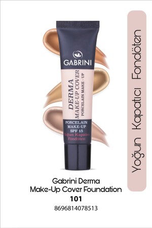 Foundation - Derma Make-up Cover Foundation 101 8696814078513 - Gabrini