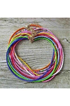 Frühlingsfarbene Sandperlenkette Nr. 2. - İpar Aksesuar