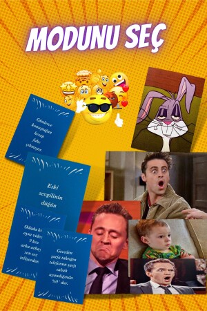 Fun Friend Party Box Game What Do What Mood Are You Kartenspiel You Meme Stimmungsspiel modunusec11111 - modunu seç