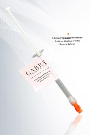 Gabba Tattoo Remover Organik Kalıcı Makyaj Ve Kaş Silme Solüsyonu Tek Kullanımlık - Gabba Permanent Make-Up