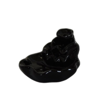 Geri Akış Buhurdanlık Tütsülük Seramik Şelale Siyah Backflow C0902 - 3