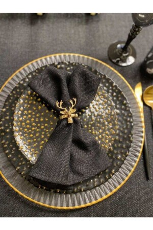 Geyik Peçete Halkası - Vinebedding