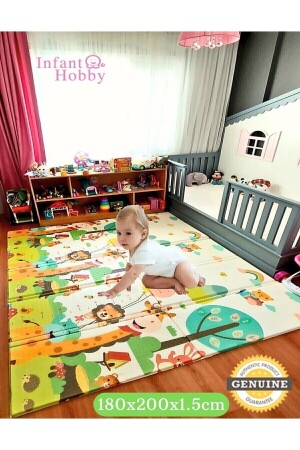 Giraffe Katlanabilir Köpük Oyun Matı 180x200x 1-5 Cm (EXTRA LARGE) - İnfant Hobby