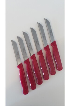 Glitzer-Obstmesser 6-teilig rosa SLGSMLMEFRUITVE6LIPINK - Solingen