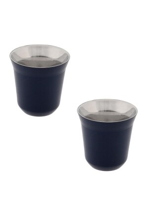 Glory 7 Double Wall Dunkelblau 2er-Pack Thermostahlbecher 80 ml 500. 01. 21. 0374 - Jumbo