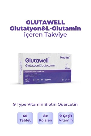 GlutaWell 60 Tabletten mit Glutathion und L-Glutamin - Nutriful