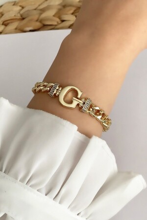 Gold G Harf Bileklik Trbilek7542 B34003 - Çlk Accessories