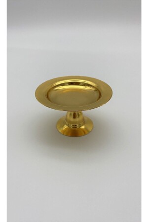 Gold Kaplama 6 Lı Makaronluk Kahve Yanı Sunumluk Mini Lokumluk - Fiyakalı Ürünler Atölyesi