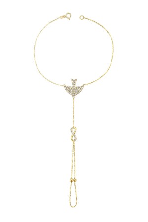 Goldener Schwalbenstein für Damen Shahmeran VK0534 - Glorria